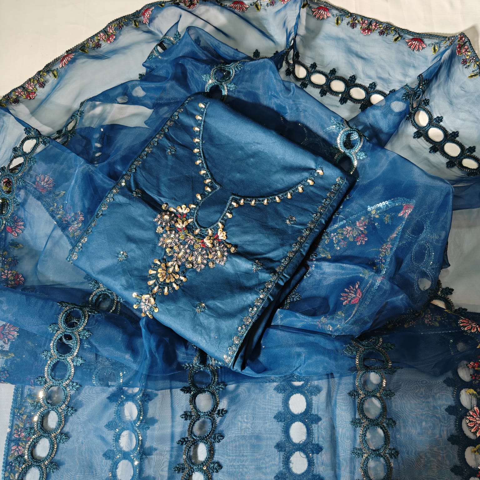 Luxury Branded Embroidered 3PC Suit Memon Clothes